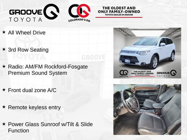 Used 2015 Mitsubishi Outlander SE AWD/4WD image 4