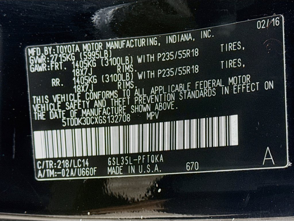 Used 2016 Toyota Sienna XLE Premium w/ Protection Package AWD/4WD image 41