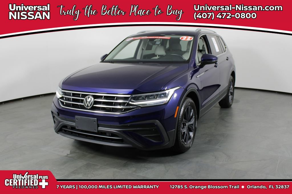Used 2022 Volkswagen Tiguan SE w/ Panoramic Sunroof Package