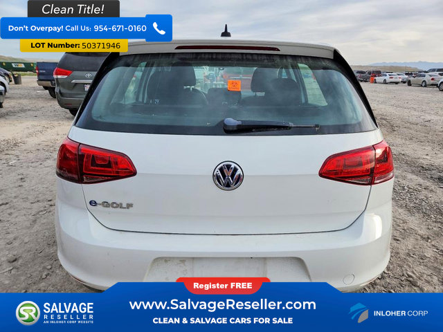 Used 2016 Volkswagen e-Golf SE w/ DC Fast Charging Package FWD image 8