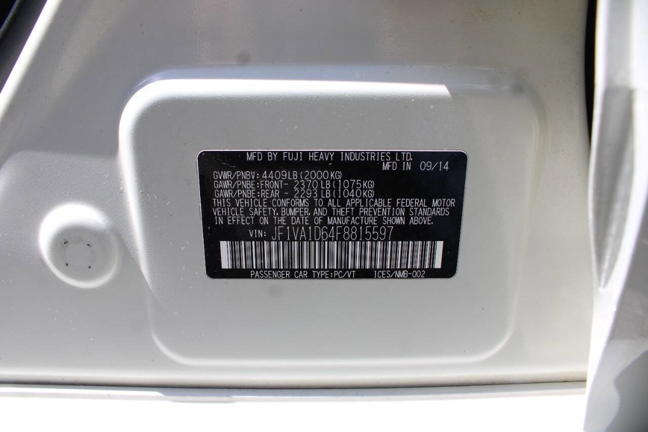 Used 2015 Subaru WRX Premium w/ Popular Package #2 AWD/4WD image 42