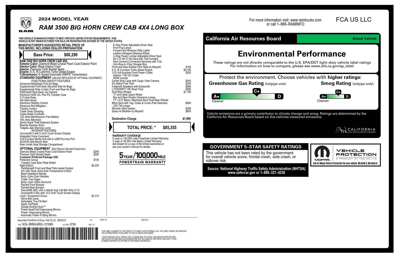 Used 2024 RAM 3500 Big Horn w/ Night Edition AWD/4WD image 11