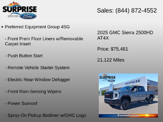 Used 2025 GMC Sierra 2500 AT4X AWD/4WD image 12