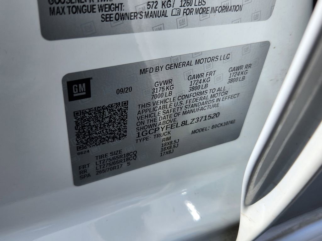 Used 2020 Chevrolet Silverado 1500 LT Trail Boss image 24