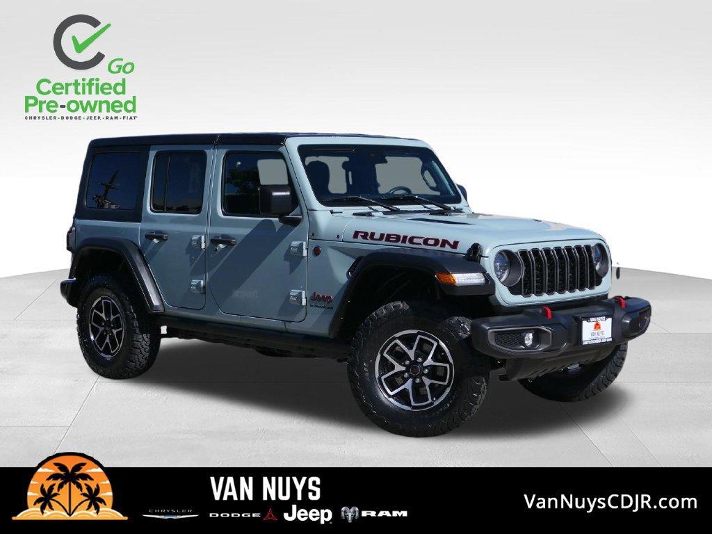 Certified 2024 Jeep Wrangler Unlimited Rubicon AWD/4WD image 1