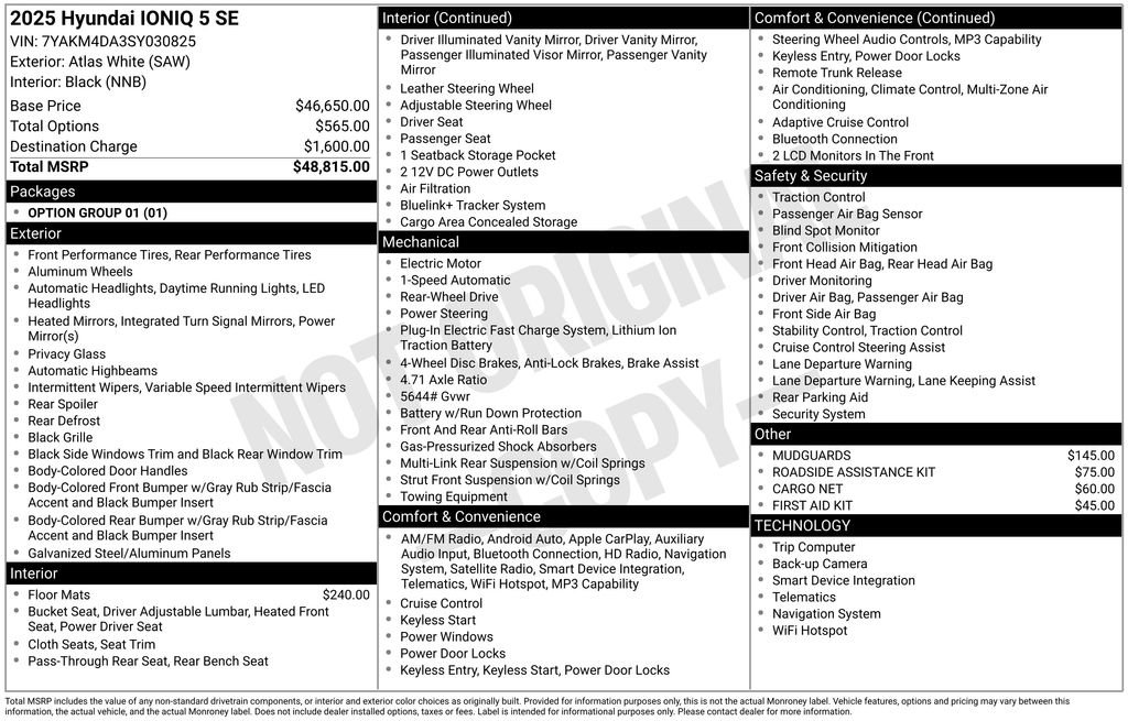 New 2025 Hyundai Ioniq 5 SE image 4