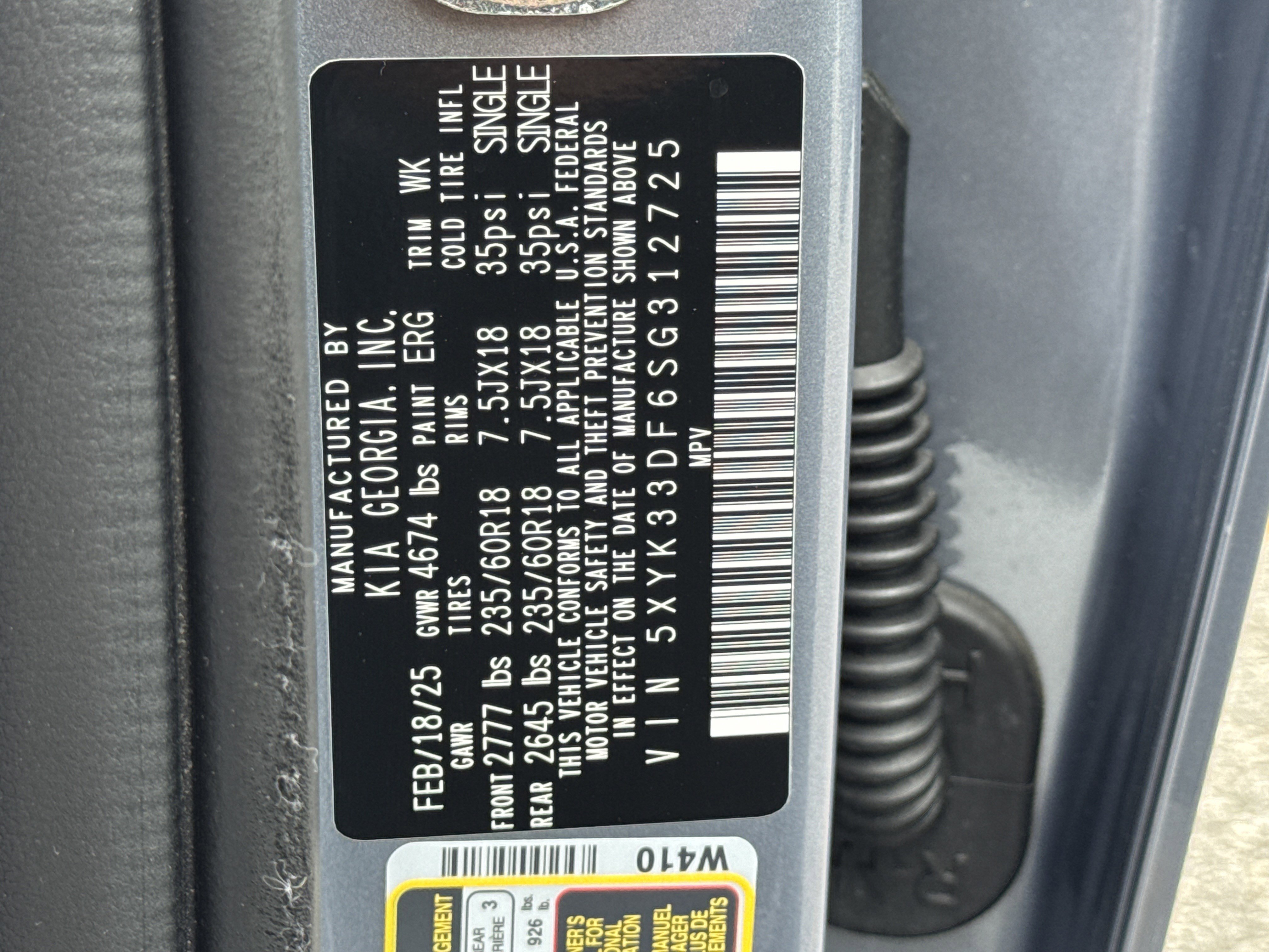 Certified 2025 Kia Sportage EX image 35