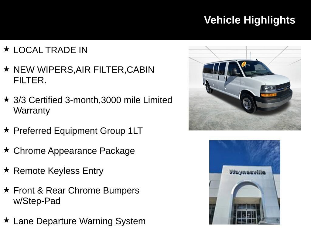 Used 2020 Chevrolet Express 3500 LT w/ LT Preferred Equipment Group image 2