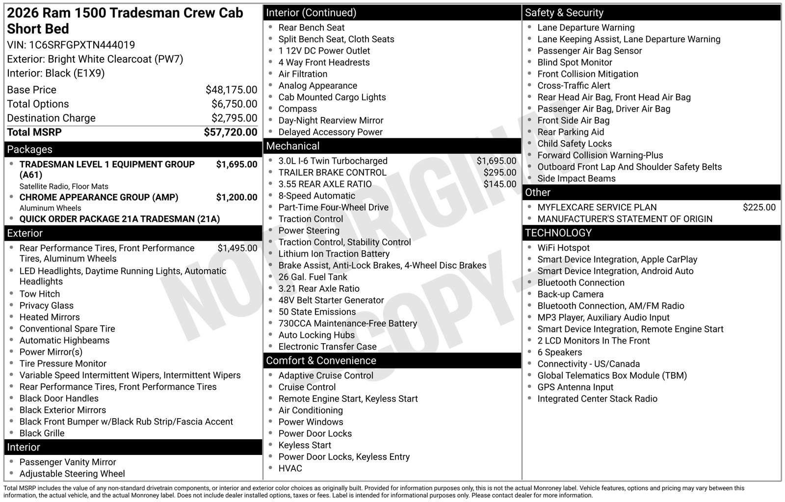 New 2026 RAM 1500 Tradesman AWD/4WD image 33
