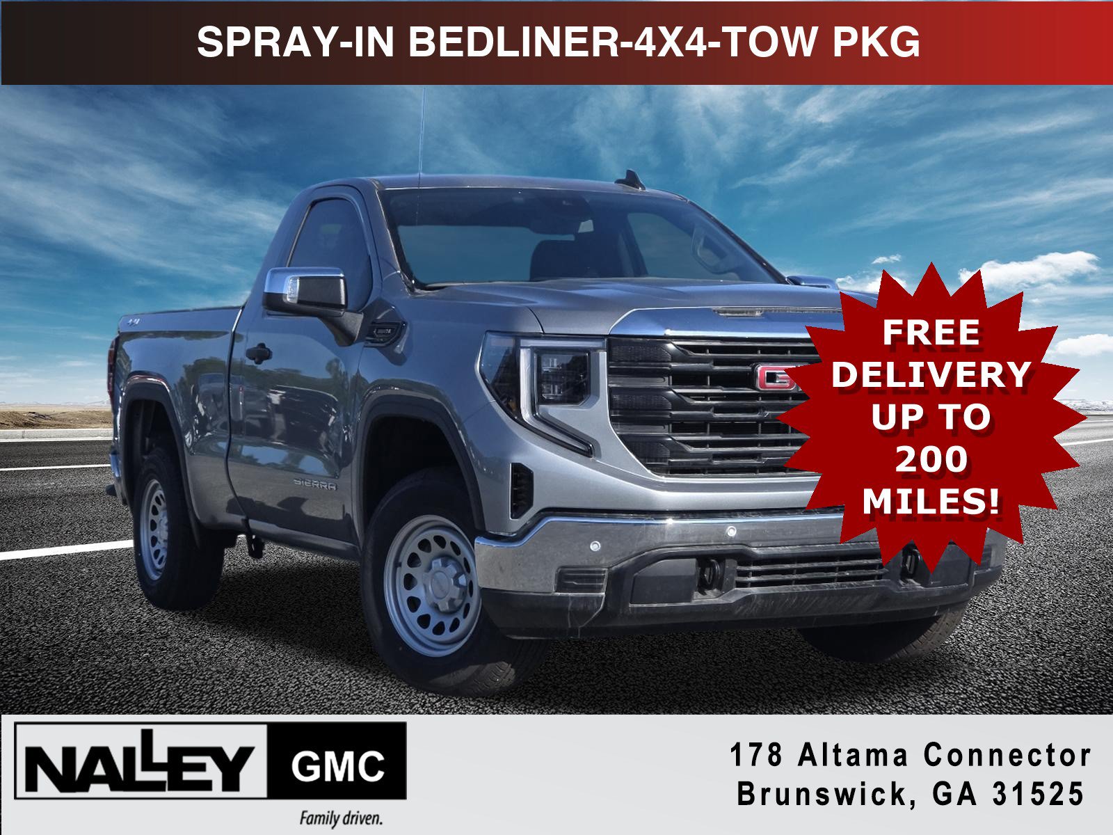 New 2026 GMC Sierra 1500 Pro w/ Pro Value Package AWD/4WD 360° Tour