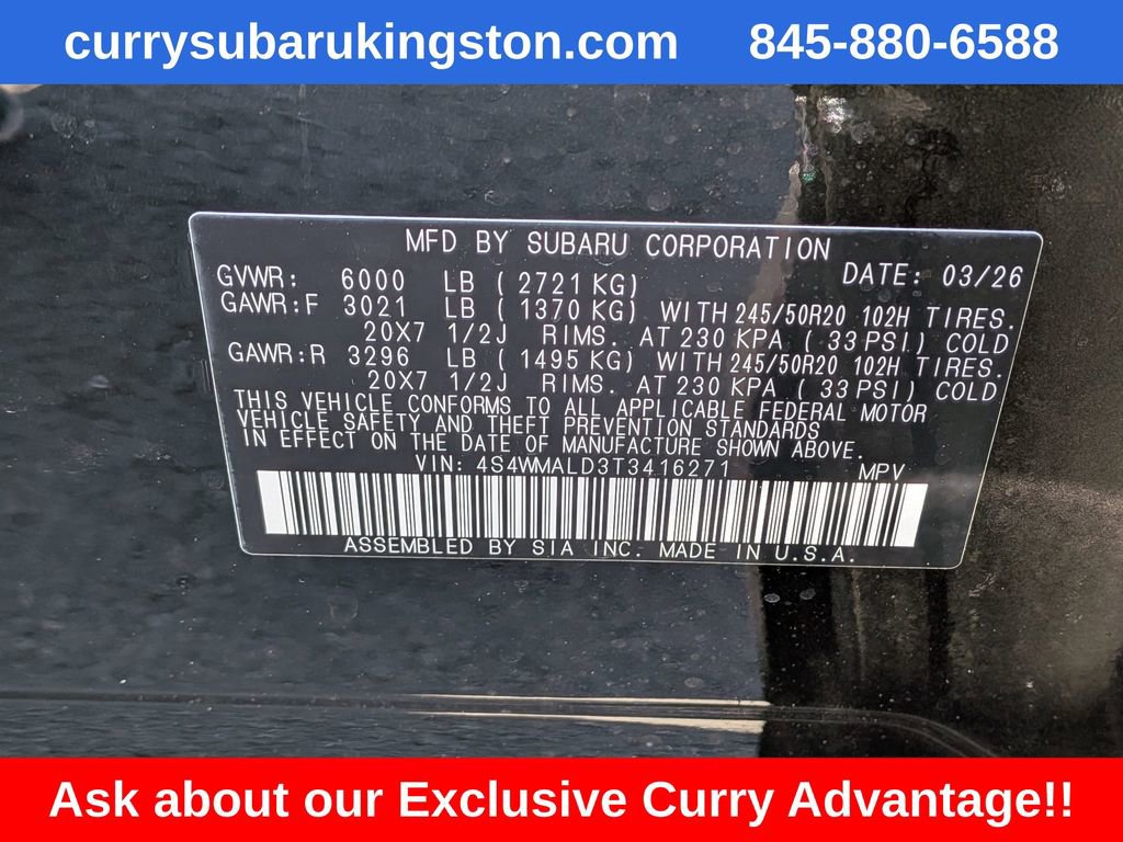 New 2026 Subaru Ascent Bronze Edition AWD/4WD image 8