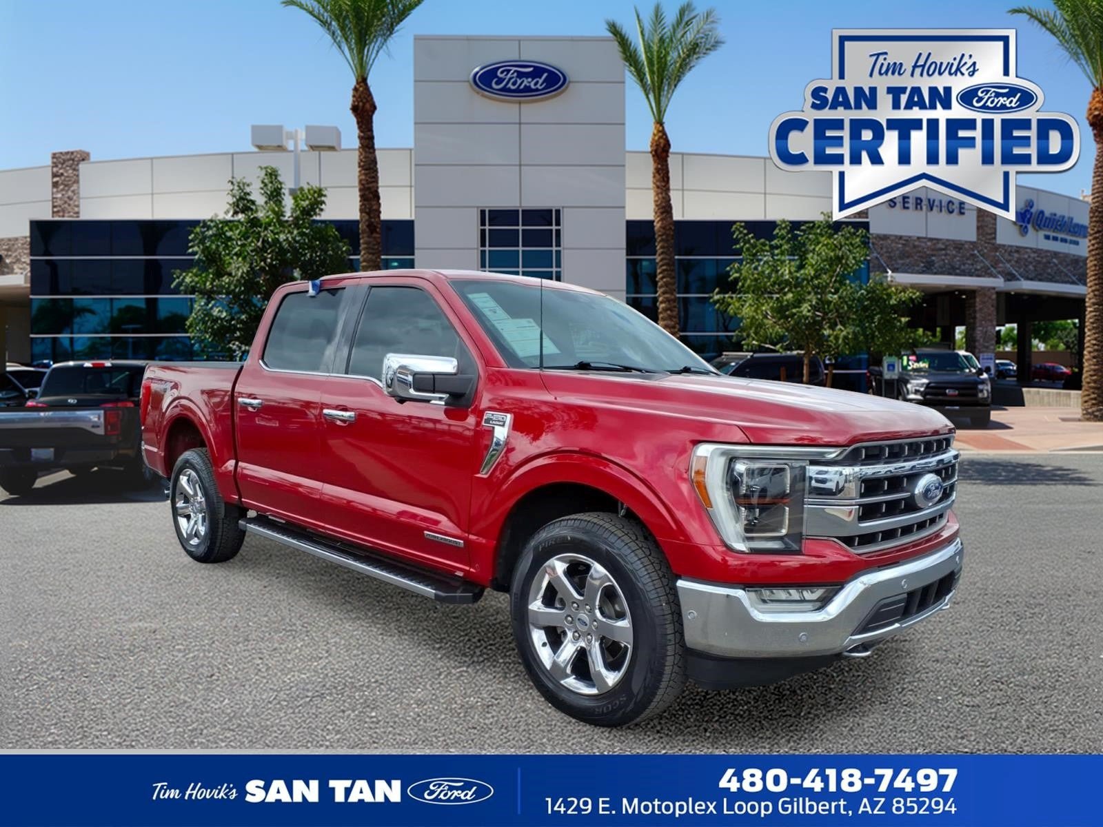 Certified 2021 Ford F150 Lariat w/ Equipment Group 502A High AWD/4WD image 1