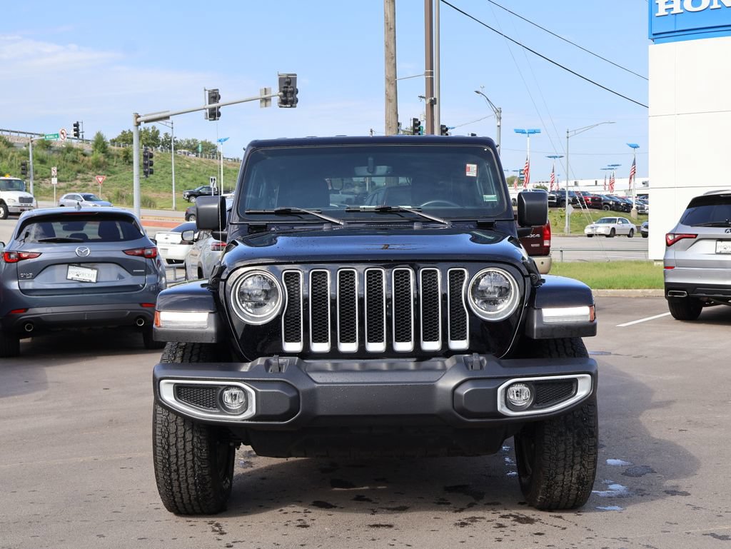 Used 2023 Jeep Wrangler Unlimited Sahara w/ LED Lighting Group AWD/4WD image 2