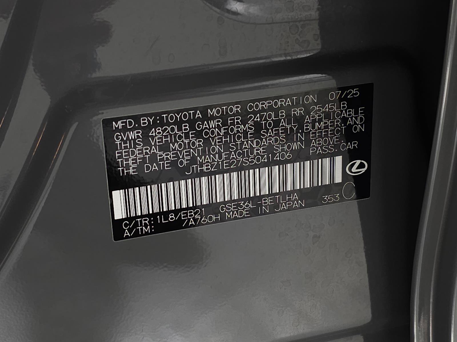 Used 2025 Lexus IS 350 F Sport w/ Navigation Package image 36