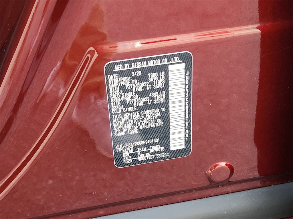 Used 2022 Nissan Armada Platinum image 28