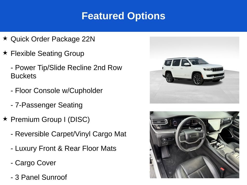 Used 2022 Jeep Wagoneer Series III w/ Premium Group I image 3