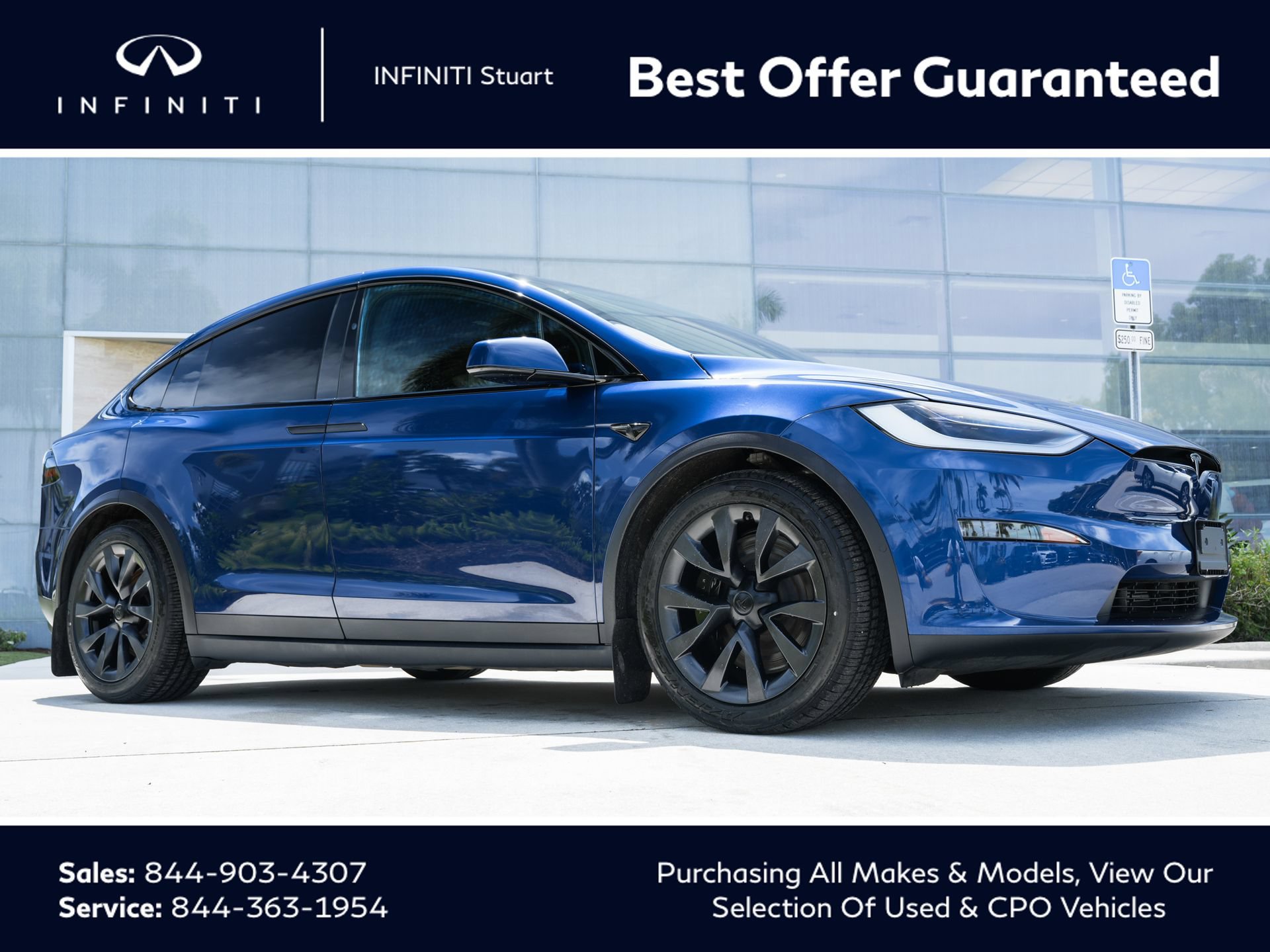 Used 2022 Tesla Model X AWD/4WD image 1