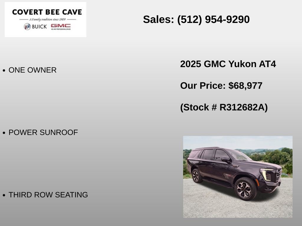 Certified 2025 GMC Yukon AT4 w/ Premium Trailering Package AWD/4WD image 12