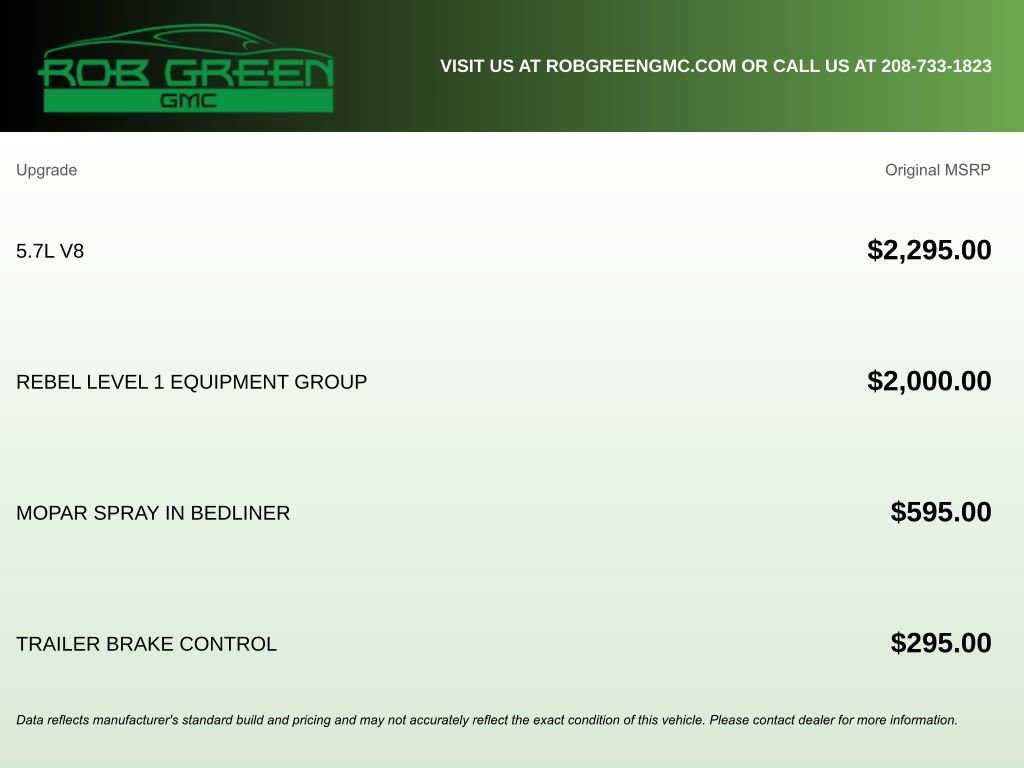 Used 2021 RAM 1500 Rebel w/ Rebel Level 1 Equipment Group image 5