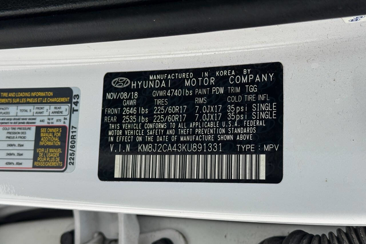 Used 2019 Hyundai Tucson SE w/ Cargo Package image 20