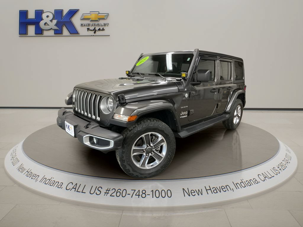 Used 2021 Jeep Wrangler Unlimited Sahara w/ Cold Weather Group AWD/4WD image 3