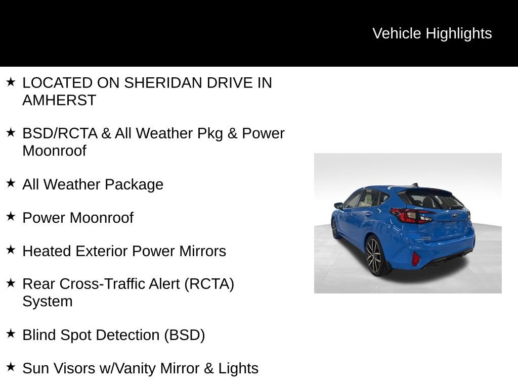 Used 2024 Subaru Impreza 2.0i Sport AWD/4WD image 5