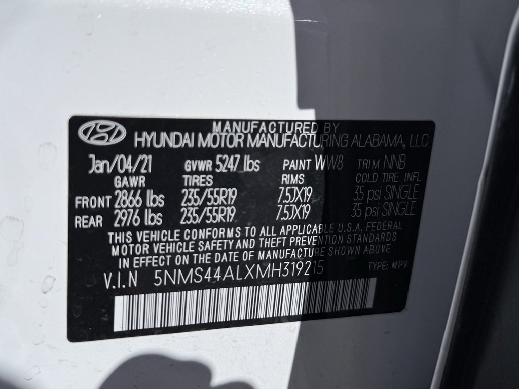 Used 2021 Hyundai Santa Fe Limited image 33