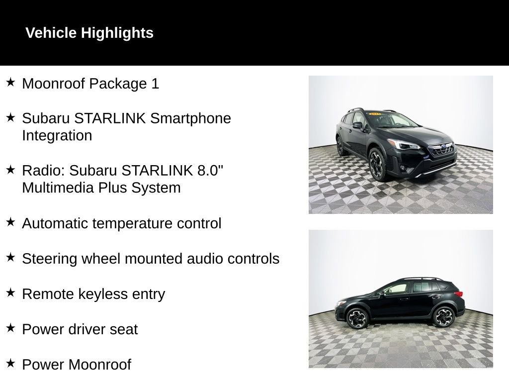 Used 2021 Subaru Crosstrek 2.5i Limited w/ Moonroof Package 1 image 2