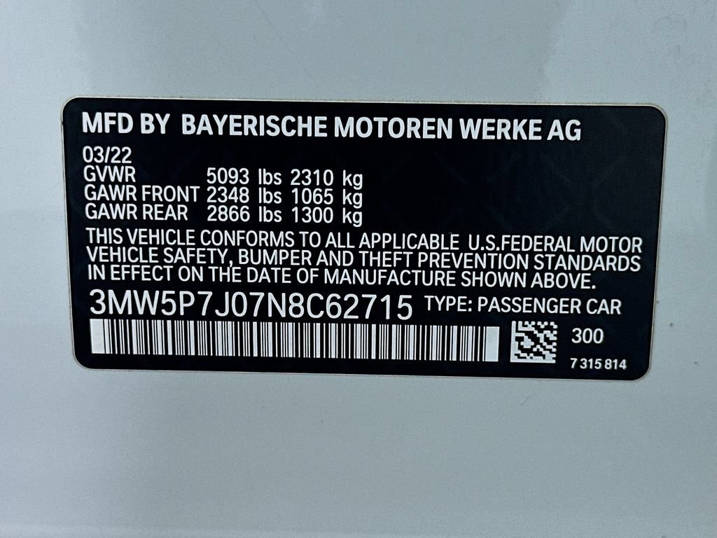 Used 2022 BMW 330e w/ M Sport Package RWD image 33