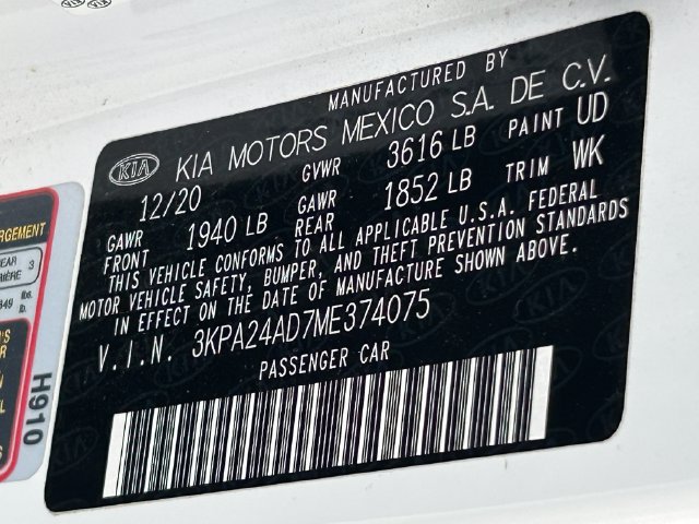 Used 2021 Kia Rio S FWD image 33