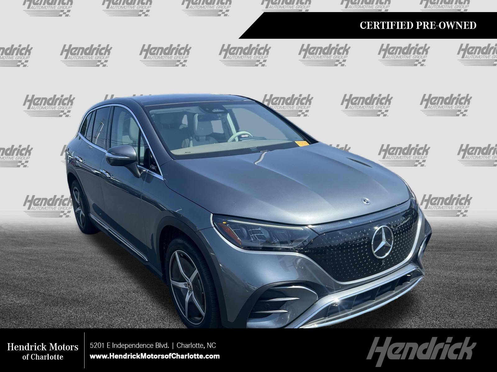 Certified 2023 Mercedes-Benz EQE 350+ SUV w/ AMG Line Exterior Package video 1