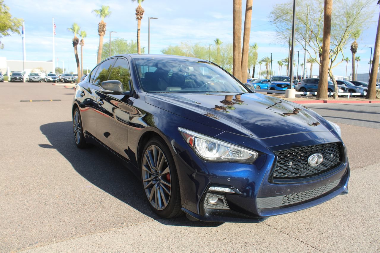Used 2021 INFINITI Q50 Red Sport 400 w/ Proactive Package AWD/4WD image 7