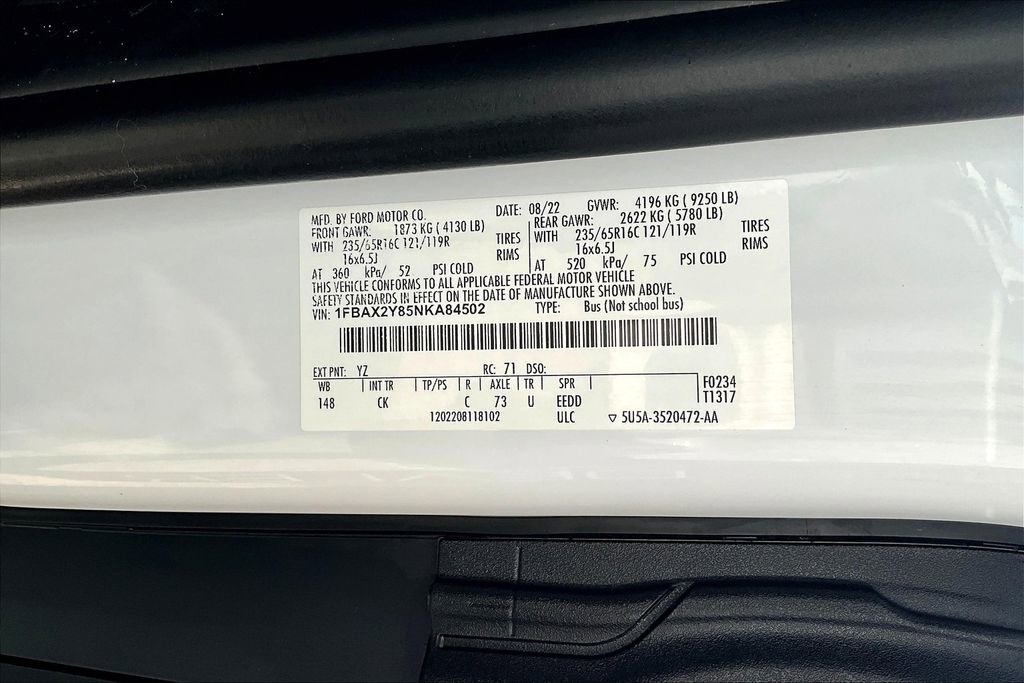 Used 2022 Ford Transit 350 XLT image 18