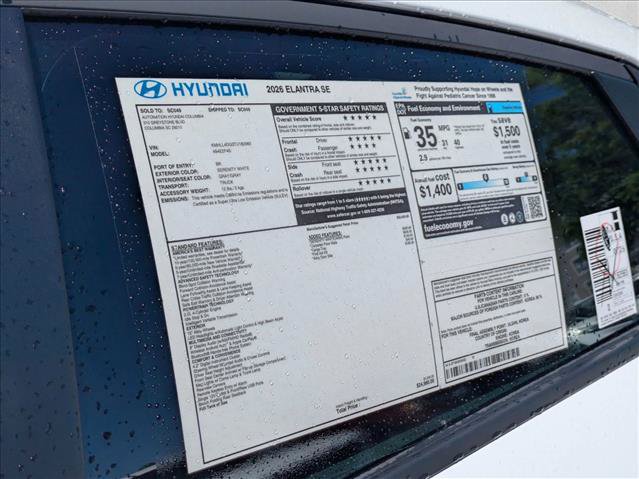 New 2026 Hyundai Elantra SE FWD image 23