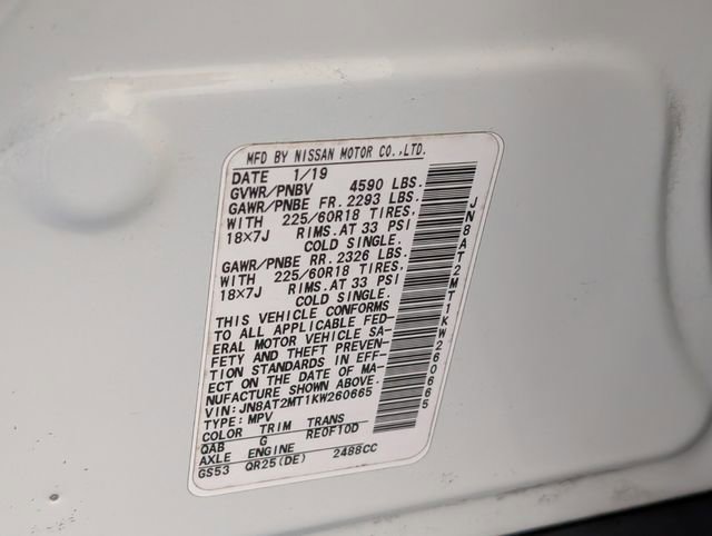 Used 2019 Nissan Rogue SV w/ Premium Package FWD image 18