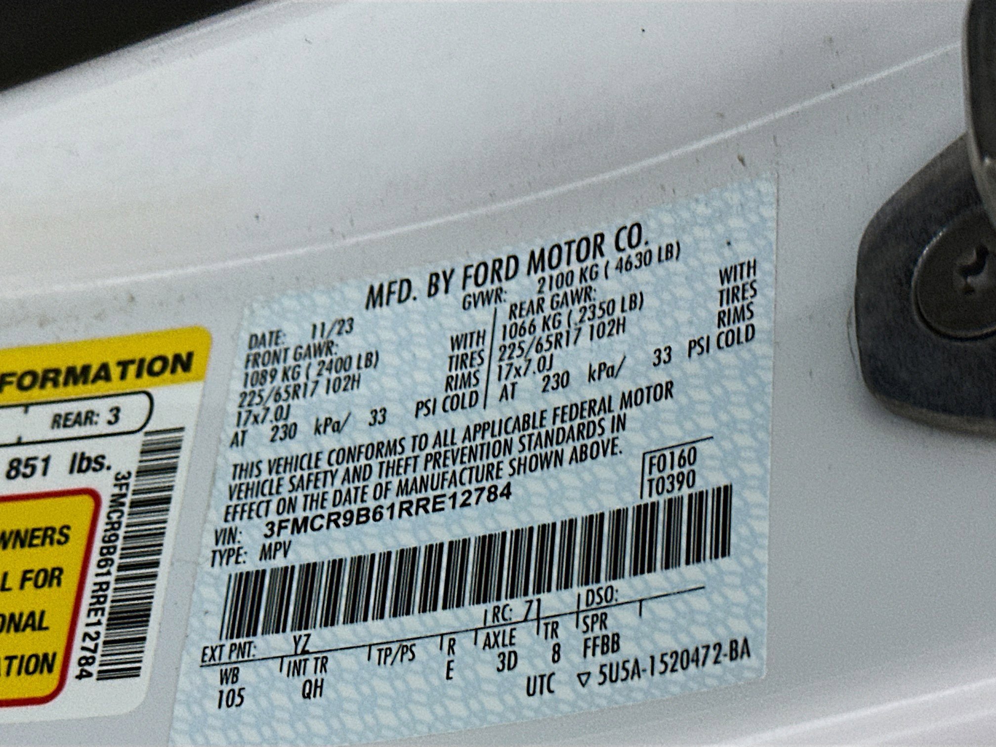 Used 2024 Ford Bronco Sport Big Bend image 12