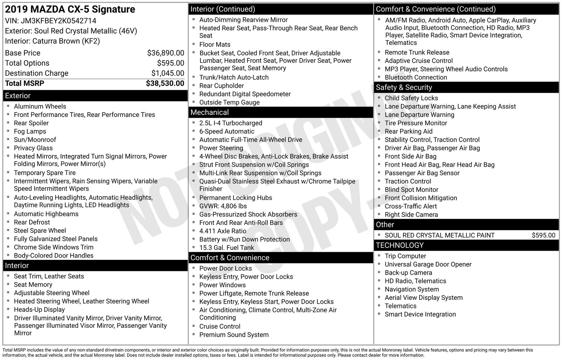 Used 2019 MAZDA CX-5 Signature image 4