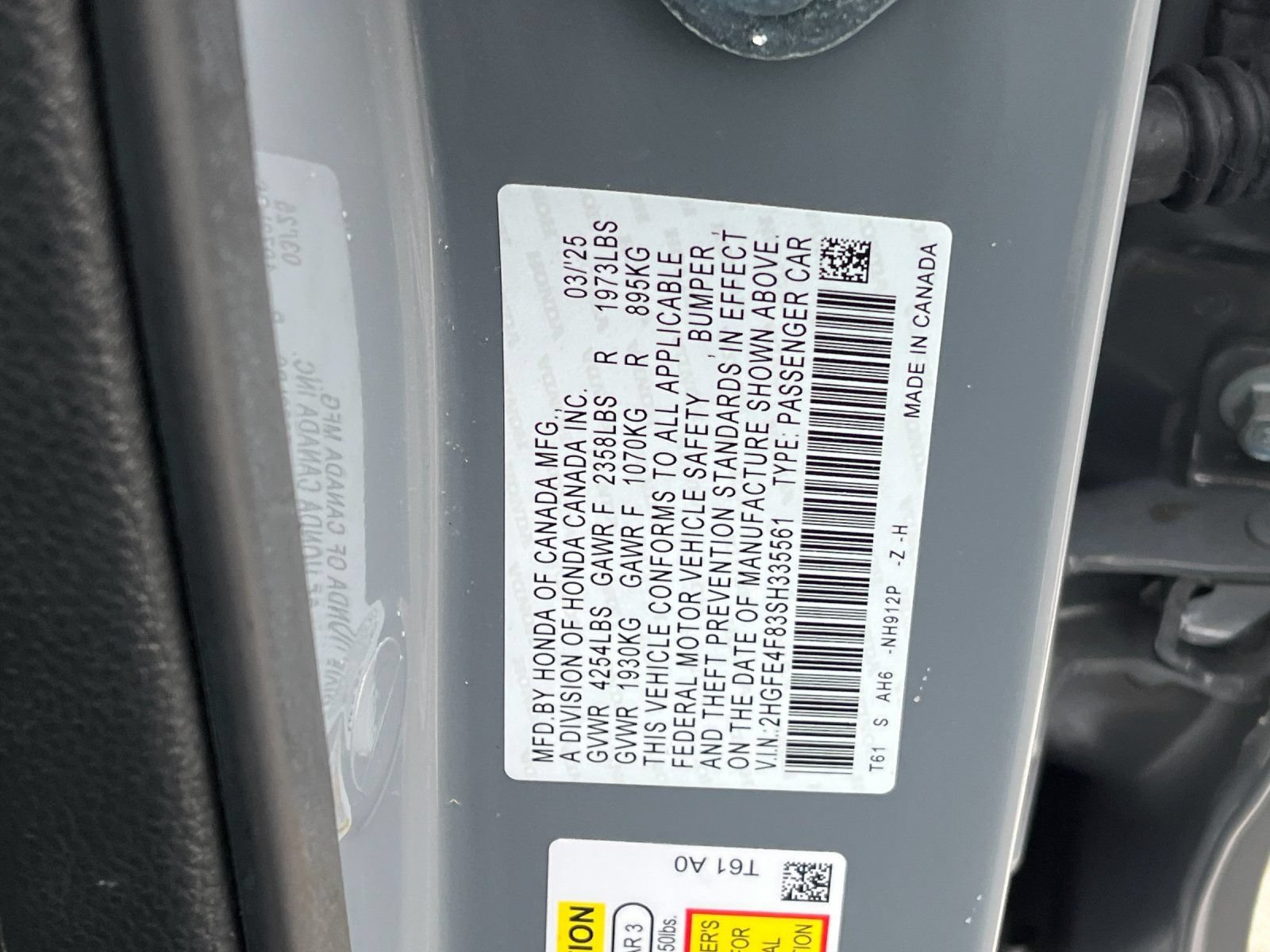 Used 2025 Honda Civic Sport image 28