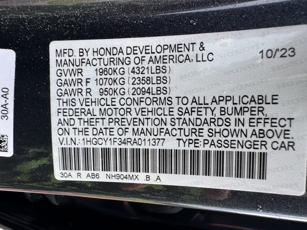 Used 2024 Honda Accord EX image 31