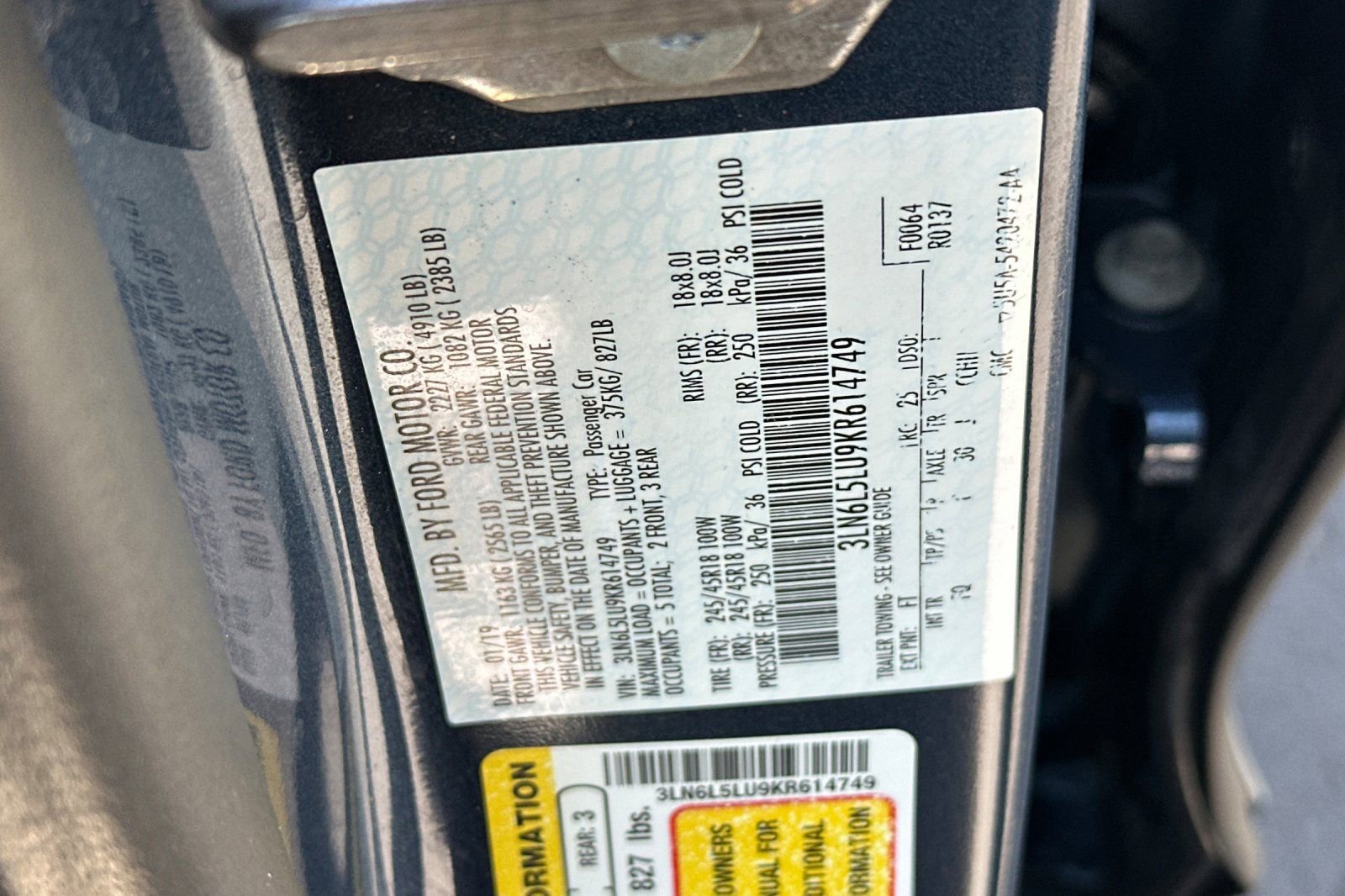 Used 2019 Lincoln MKZ Reserve FWD image 27