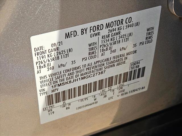 Used 2021 Ford Explorer Timberline image 24