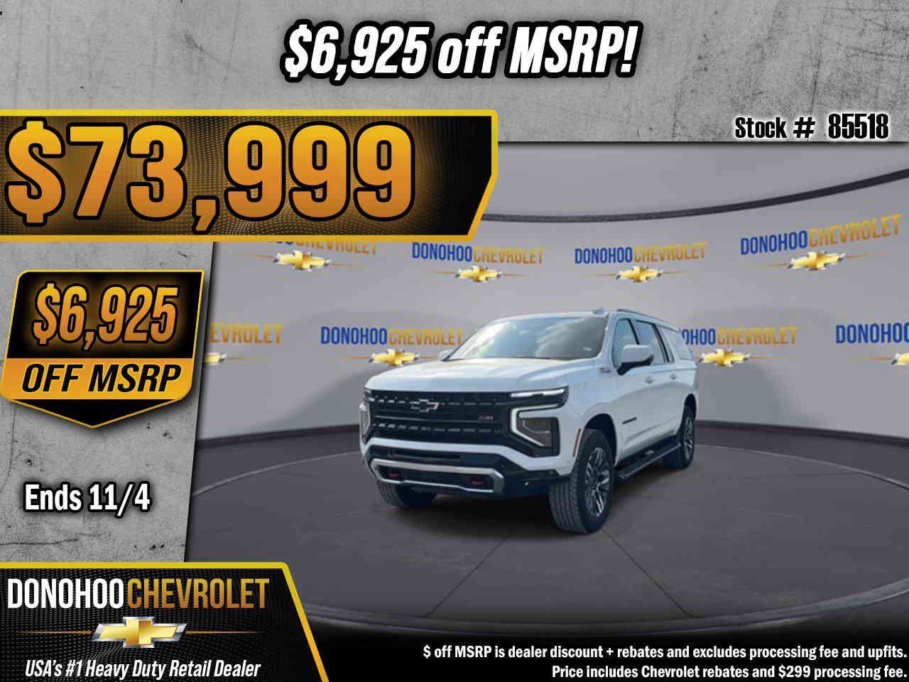 New 2026 Chevrolet Suburban Z71 w/ Comfort Package AWD/4WD image 1