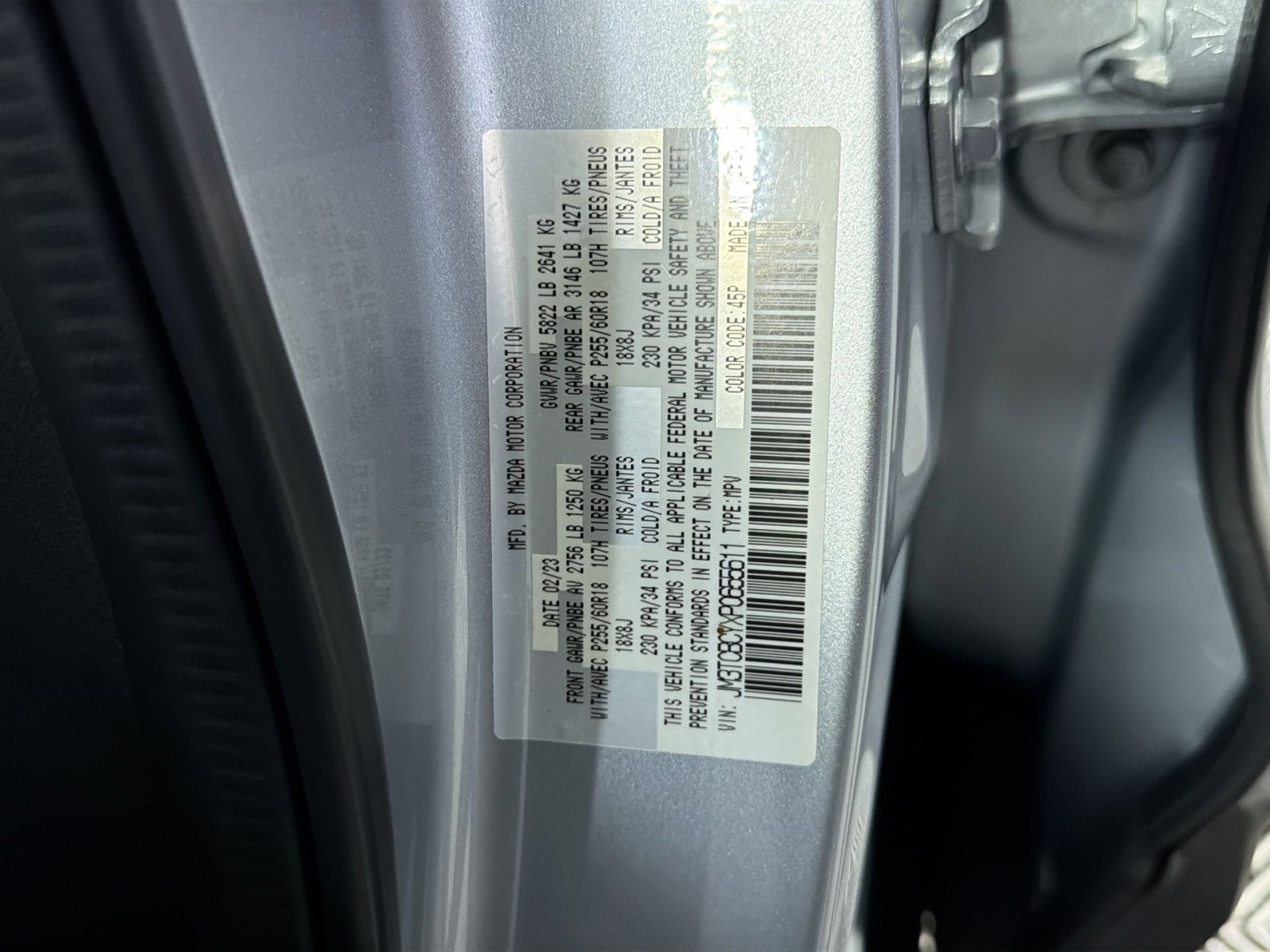 Used 2023 MAZDA CX-9 Touring AWD/4WD image 40
