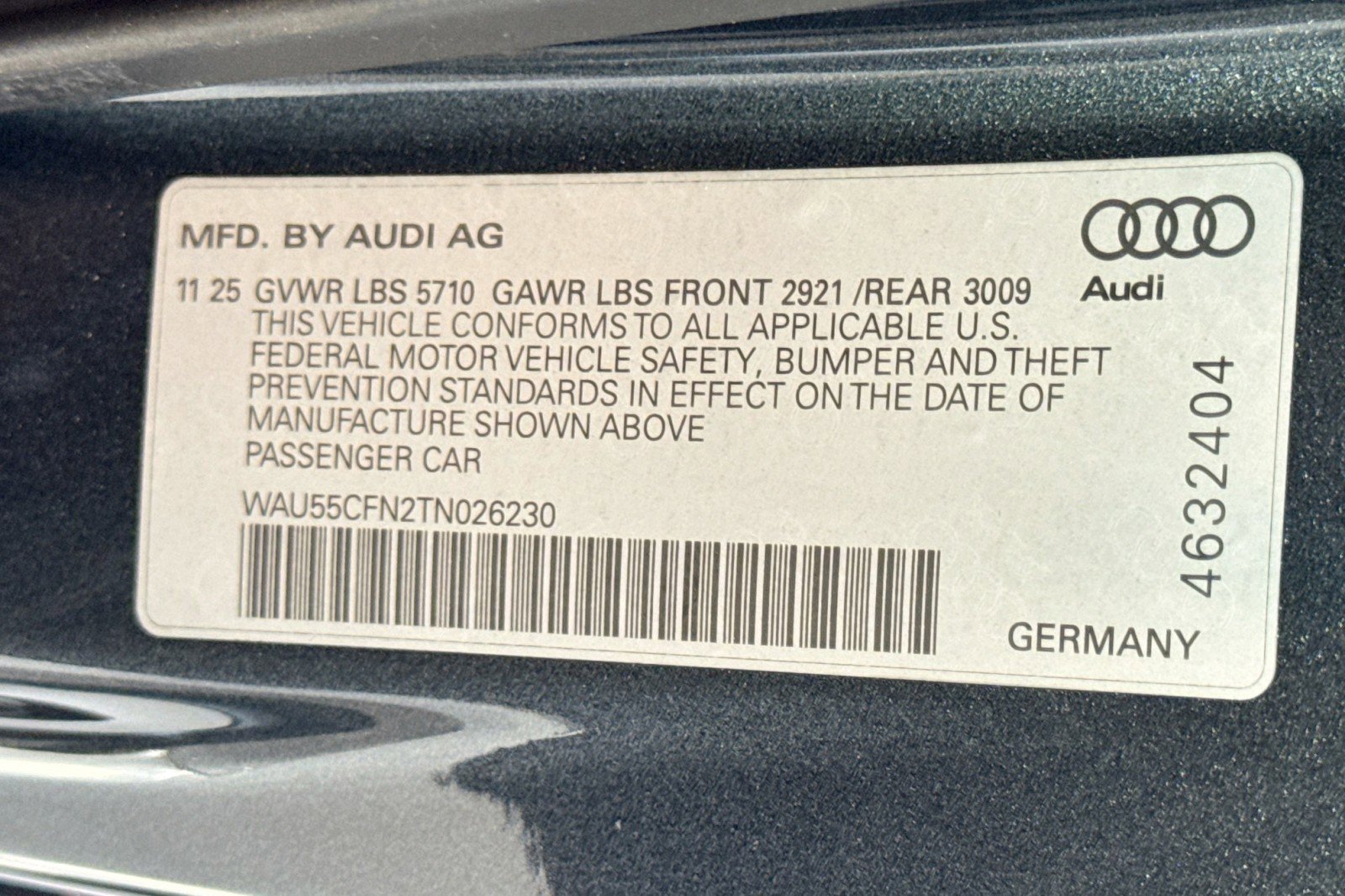 New 2026 Audi A6 Premium Plus image 28