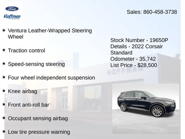 Used 2022 Lincoln Corsair AWD w/ Premium Package image 30