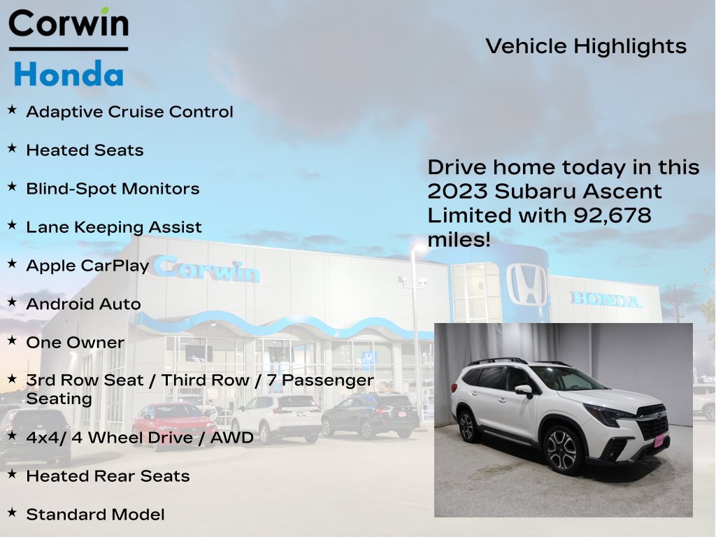 Used 2023 Subaru Ascent Limited AWD/4WD image 6