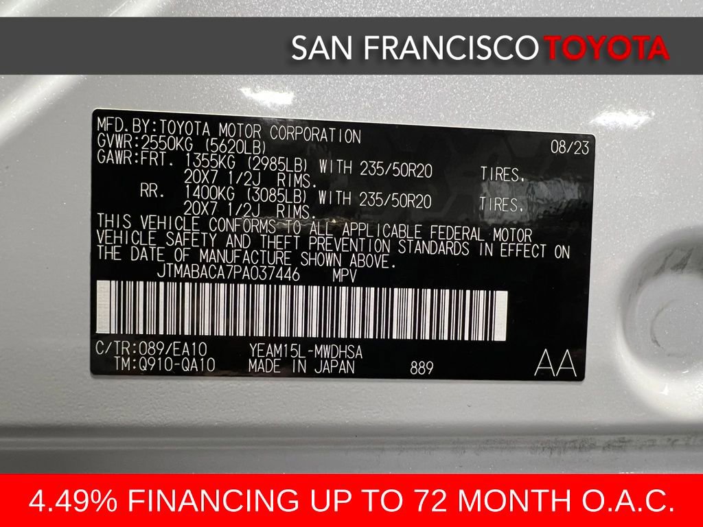 Certified 2023 Toyota bZ4X Limited image 42