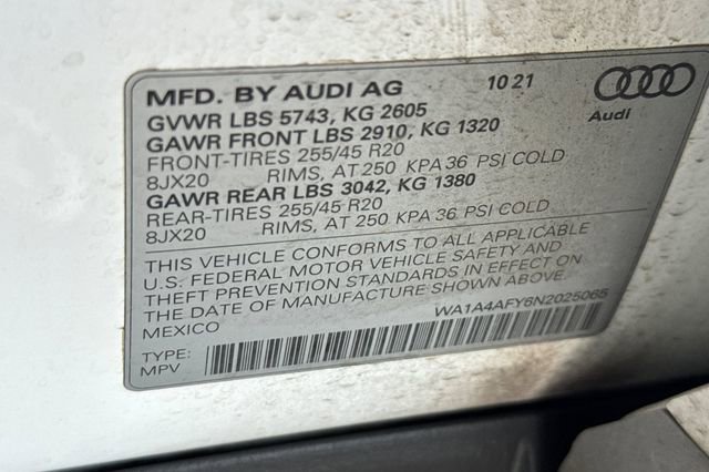 Used 2022 Audi SQ5 Premium image 28