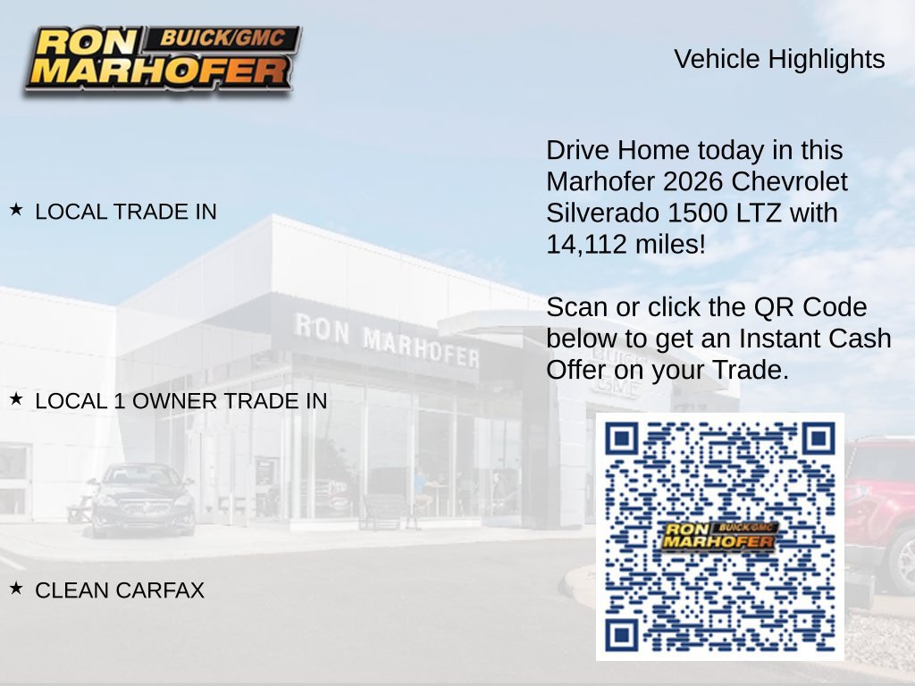 Used 2026 Chevrolet Silverado 1500 LTZ w/ LTZ Convenience Package II AWD/4WD image 15