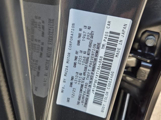 New 2026 MAZDA MAZDA3 2.5 Turbo Sedan w/Premium Plus AWD/4WD image 21